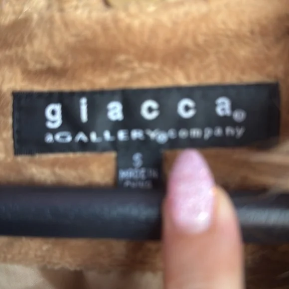 Ladies Tan Coat, size S - Picture 3 of 4